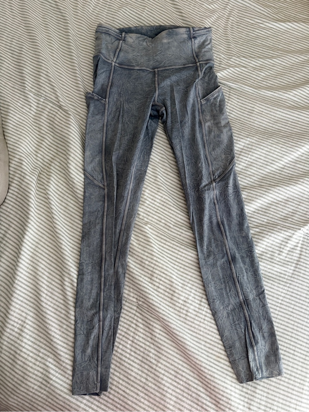 lululemon athletica Slate Gray High-Waist Pocket Leggings